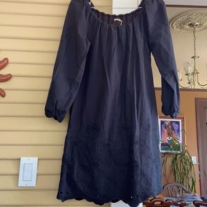 MAX STUDIO Bohemian Midi Dress Black XS